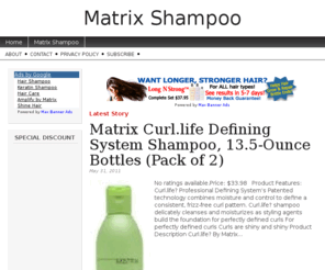 matrixshampoo.com: Matrix Shampoo
Matrix Shampoo