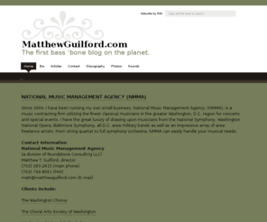 matthewguilford.com: MatthewGuilford.com | The first bass ‘bone blog on the planet.
The first bass ‘bone blog on the planet.