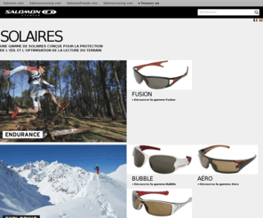 salomoneyewear.com: Lunette de soleil - Salomon
Découvrez les lunettes de soleil Salomon adaptées à votre look mais également à votre pratique