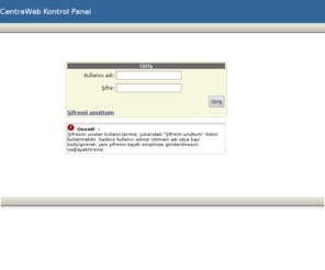 yusufdurna.com: CentraWeb Kontrol Panel
