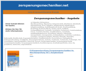 zerspanungsmechaniker.net: Zerspanungsmechaniker - zerspanungsmechaniker.net
