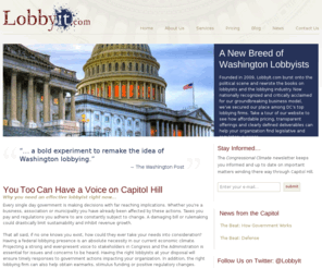 lobbyingit.info: Washington DC's Top Lobbying Firm - Lobbyit.com
LobbyIt.com is a groundbreaking lobbying firm with a new breed of transparent and affordable Washington lobbyists.