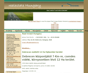 real-invest-hu.com: Real invest Hungary - Kezdőlap
Joomla - a dinamikus portálmotor és tartalomkezelő rendszer