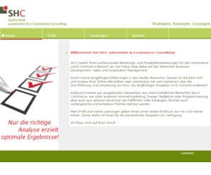 sh-c.com: Sacha Hold  SH-C automotive & e-Commerce Consulting
Sacha Hold  SH-C automotive & e-Commerce Consulting