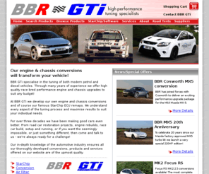 bbrgti.com: BBR GTi. - Performance Car Tuning Specialists - Air Filters, Conversions, Dash Kits, Exhausts, StarChip, Valves
BBR GTi - Performance Tuning Specialists