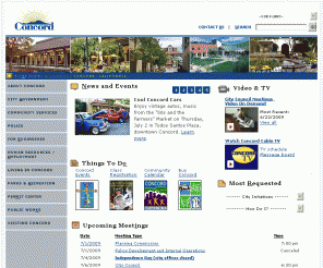 cityofconcord.org: Welcome to Concord, California
City of Concord Web Site