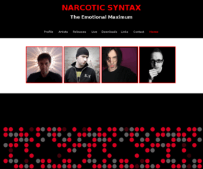 narcoticsyntax.com: NARCOTIC SYNTAX - The Emotional Maximum
NARCOTIC SYNTAX - The Emotional Maximum