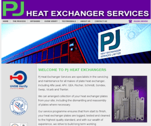 pjheatex.com: PJ Heat Exchanger Services: complete plate heat exchanger services and spares
PJ Heat Exchanger Services: complete plate heat exchanger services and spares