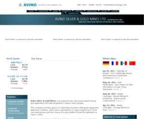 avino.com: Avino Silver & Gold Mines Ltd. - Home Page - Fri Apr 8, 2011
