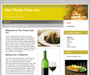 bandbexeter.com: Guest Houses in Exeter : The Three Tuns Inn
For guest houses in Exeter and beyond, call The Three Tuns Inn!