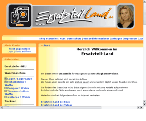 ersatzteilland.com: Neu- und Gebrauchtteile für Hausgeräte zu unschlagbaren Preisen
Neu- und Gebrauchtteile für Hausgeräte zu unschlagbaren Preisen
