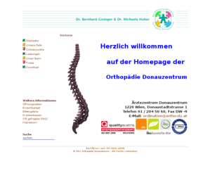 ortho-dz.at: Orthopädie Donauzentrum
Willkommen auf der Homepage der OrthopÃ¤die Donauzentrum. Hier finden Sie alle Informationen Ã¼ber unsere Leistungen und Angebote.