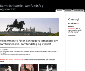 peterschroeder.dk: peterschroeder.dk - historie, kulturforstelse og meget andet...
