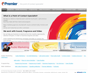 premierba.co.uk: Europe's Premier Audio Marketing Company
Audio Marketing, On Hold Messages, Call Centre Audio, Web Audio, Audio On Hold, IVR Messages