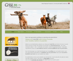 cetylm.nl: Cetyl M | gewrichtssupplement voor hond, kat & paard
The joint action formula on this site feature Cetyl M (cetyl myristoleate), a unique esterified fatty acid, with a proprietary blend of other proven, natural ingredients for superior joint health, function and joint mobility for dogs and cats.