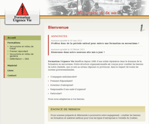 formationurgencevie.com: Formation Urgence Vie – Formation et matériel médical pour tous les types d’entreprises à l’échelle du Québec
Formation Urgence Vie, situé à Sherbrooke, bénéficie depuis 1995 d’une solide réputation dans le domaine de la formation en secourisme.