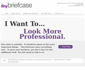 tinybriefcase.com: Tiny Briefcase | Small Business Marketing, Sales, and Finance Services
Small Business Marketing, Sales, and Finance Services