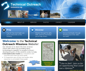 tomissions.org: Technical Outreach Missions - Home
The purpose of Technical Outreach is to share the love of Jesus Christ with others by providing labor, technology & supplies to people in lesser-developed parts of the world in order to help meet their basic needs.