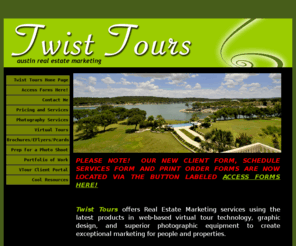 gettwistart.com: Austin Professional Real Estate Marketing
Real Estate Marketing, Virtual Tours, Floorplan Drawings, Interactive Floorplan Virtual Tours, Photography Services, Graphic Design for Austin realtors and homes