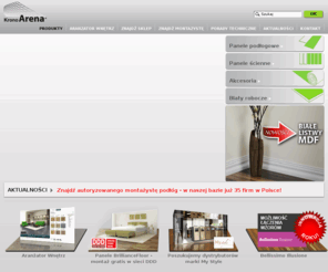 kronooriginal.pl: Panele podłogowe, ścienne, blaty i akcesoria Krono Original, Brilliance Floor i My Style - Krono Arena
Panele podłogowe i ścienne Krono Original, Brilliance Floor i MyStyle. Przegląd produktów - Aranżator Wnętrz - Sieć Sklepów - Montaż paneli. Portal producenta!