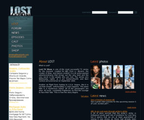 losttvshow.org: Lost TV Show
Lost TV Show Cast, news and episodes