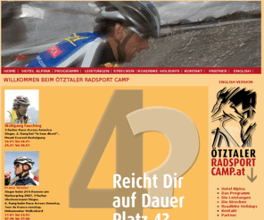 oetztaler-radsportcamp.com: Ötztaler Radsport Camp - Reicht Dir auf Dauer Platz 4 ?
Reicht Dir auf Dauer Platz 4. Komm ins Ötztaler Radsport Camp