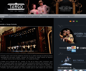 tangoporteno.com.ar: Tango Porteño - Cena & Tango Show - Buenos Aires, Argentina
Tango en Buenos Aires. Tango Porteño ofrece una Cena Show de Tango Argentino. Tango Show.