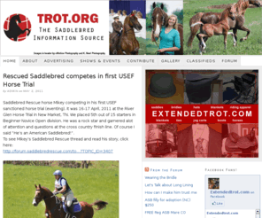 trot.org: Trot.org — The Saddlebred Information Source
Trot.org is dedicated to the American Saddlebred horse.