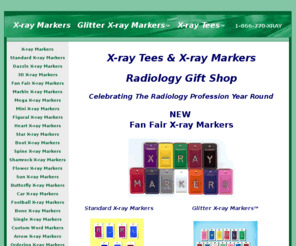 glitterxraymarker.com: X-ray Markers:Glitter X-ray Markers:X-ray Tees
X-ray Markers:Glitter X-ray Markers:Dazzle X-ray Markers