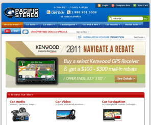 pacificstereo.com: PacificStereo.com - Your Source for Car Audio, Car Video, Car Navigation, Car iPod & MP3, Car Security, & Marine Audio!
We are an authorized online car audio dealer . We specialize in: Alpine, Clarion, Eclipse, Focal, Jensen, JL Audio, JVC, Kicker, Pioneer, Rockford Fosgate and many more... 