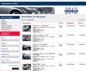 venturicar.es: MicroMF >  Venturicar 2012 >  Resultados
En Venturicar 2012 disponemos de coches de segunda mano