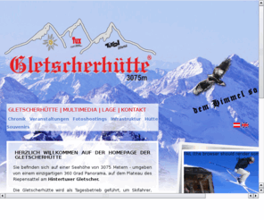 xn--gletscherhtte-5ob.info: Gletscherhütte am Hintertuxer Gletscher - Tirol, Österreich
Gletscherhütte