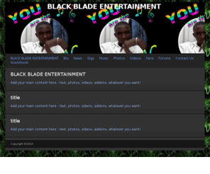 blackbladeentertainment.com: BLACK BLADE ENTERTAINMENT - BLACK BLADE ENTERTAINMENT
BLACK BLADE ENTERTAINMENT