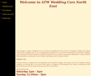 Atwcars Com Wedding Car Hire North East Newcastle Sunderland