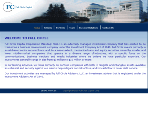 fccapital.com: Welcome to Full Circle Capital
Full Circle Capital