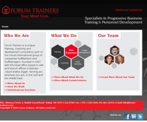 middleeast-trainers.com: Forum Trainers - Your Mind Gym
Forum Trainers - Your Mind Gym - Specialists in progressive business training & personnel development