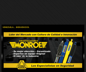 monroe.com.ve: Amortiguadores Monroe
Amortiguadores de Gas, Suspensión.