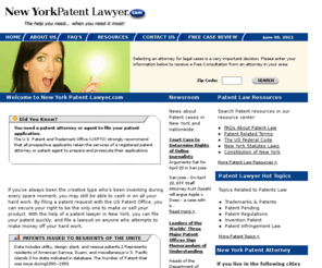 newyorkpatentlawyer.com: New York Patent Lawyer.com
Patent Lawyer.com Lawyers in New York