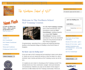 trainingnlp.co.uk: NLP Training Courses practitioner to master practitioner and beyond
NLP training courses in UK and information about neuro linguistic programming from our NLP training centre in the north west of UK near Manchester