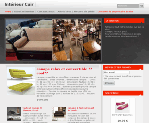 interieurcuir.com: Interieur Cuir
Interieur Cuir