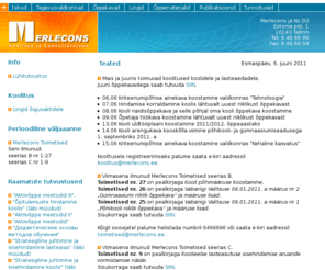 merlecons.ee: Merlecons - koolitus ja konsultatsioon
Merlecons ja Ko OÜ