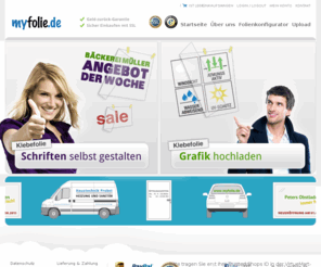 myfolie.net: Beschriftung online bei myfolie.de gestalten!
Beschriftungen kannst du ganz einfach online gestalten: Immer schnelle Lieferung, freundlicher Service und günstige Versandkosten bei myfolie.de!