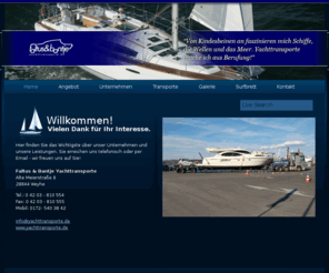 yachttransporte.com: Willkommen bei Faltus & Bantje Yachttransporte. Ihr Partner beim Yachttransport, Segelyacht transport, Motoryacht transport, Boottransport und vieles mehr! - Faltus & Bantje Yachttransporte
Hier erfahren Sie mehr über unsere Leistungen beim Transport von Yachten!