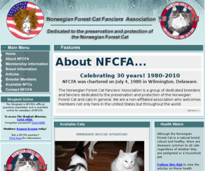 forestcats.net: NFCFA - Norwegian Forest Cat Fanciers' Association - www.forestcats.net
