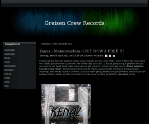 greisen-crew.de: Greisen-Crew Records HQ
Greisen Crew Records | The Home of Dage-Gen, Kenaz & Clank