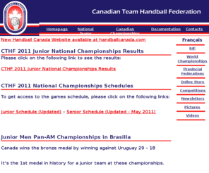 handballcanada.ca: Handball Canada
Site officiel de la Fédération Canadienne de Handball Olympique,Official Website of the Canadian Team Handball Federation