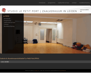 lepetitport.net: Studio Le Petit Port | zaalverhuur in Leiden | cursusruimte en vergaderruimte
cursusruimte, vergaderruimte, zaal te huur, ruimte te huur, dansruimte, workshops, yoga, zaalverhuur, workshops, mindfulness