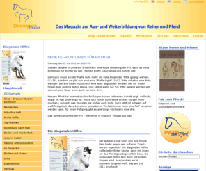 dressur-studien.com: DS Startseite
Dressur-Studien Magazin zur Aus- und Weiterbildung von Reiter und Pferd