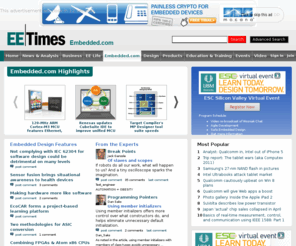 embedded.com: EE Times Embedded Design Center for Electrical Engineers
Embedded.com is the resource for embedded systems developers and includes tutorials, code, demos, commentary and news, as well as ESC updates.