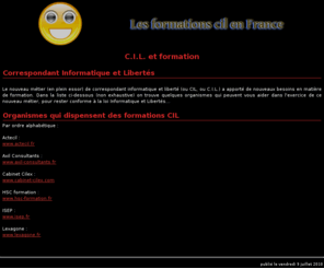 formation-cil.com: Les formations cil en France
formations CIL en France